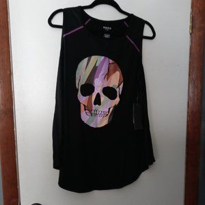 Torrid Camo Skull Active Tank